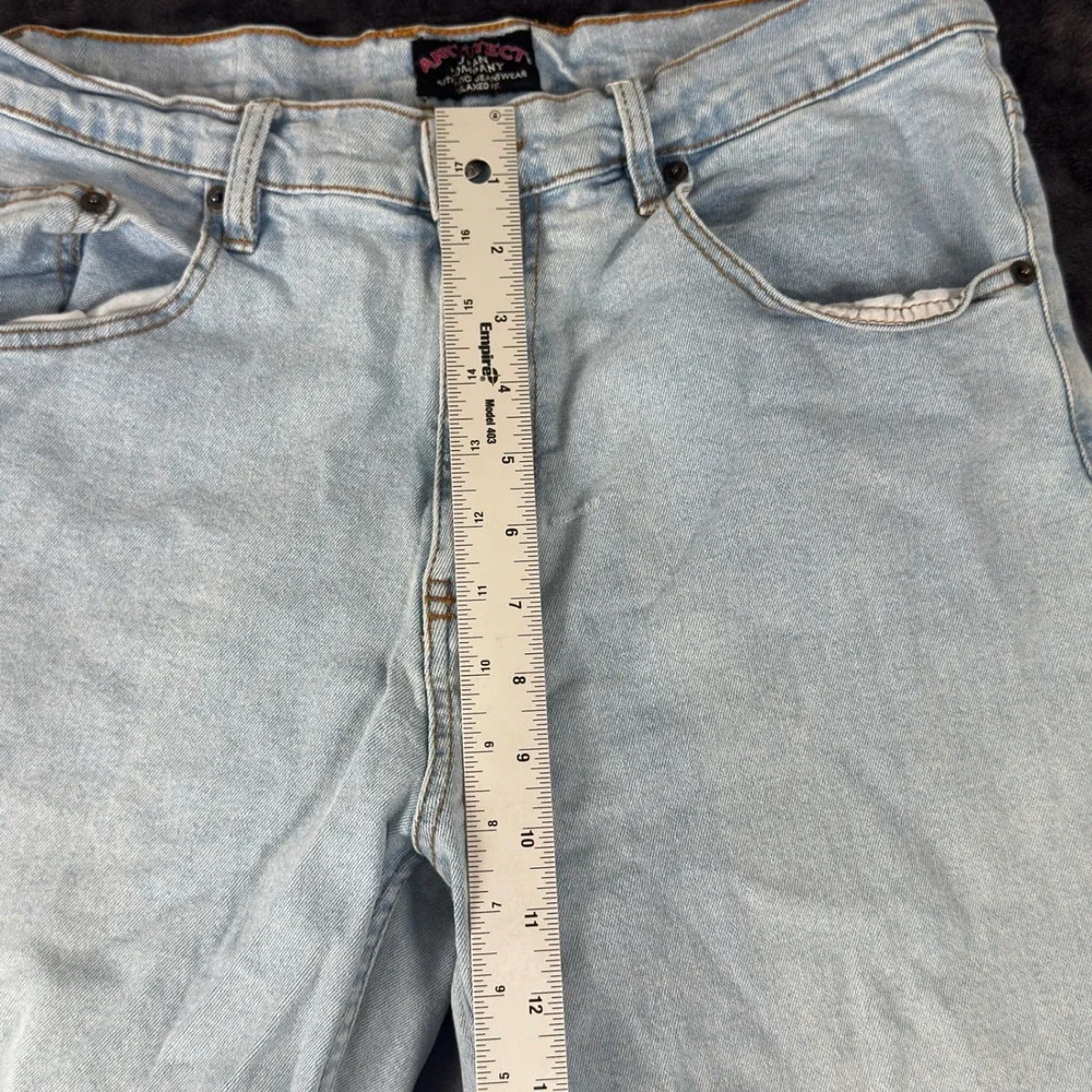Architect Jean Company Relaxed Fit‎ Jeans Mens 32x30 Light Wash Blue Denim